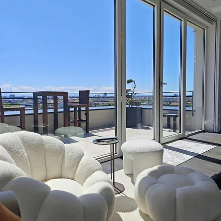 Apartman Silvester Ueber Den Daechern Muenchens Luxus-penthouse Mit Dem Besten Skyline-blick *