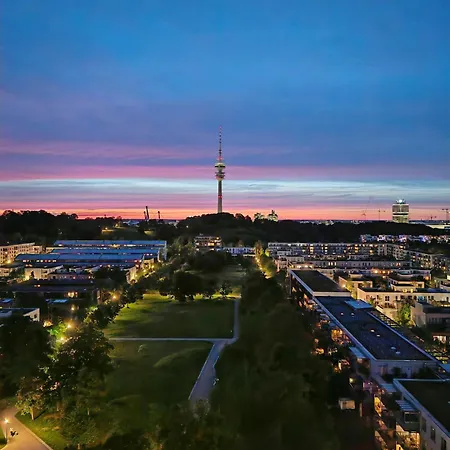Apartman Silvester Ueber Den Daechern Muenchens Luxus-penthouse Mit Dem Besten Skyline-blick München
