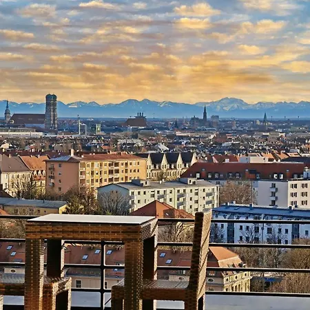 Silvester Ueber Den Daechern Muenchens Luxus-penthouse Mit Dem Besten Skyline-blick Apartman *