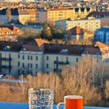 Silvester Ueber Den Daechern Muenchens Luxus-penthouse Mit Dem Besten Skyline-blick *